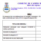 IMPOSTA MUNICIPALE PROPRIA (I.M.U.) - 2014